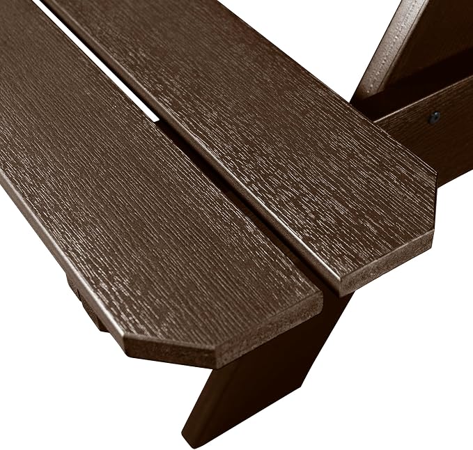 Highwood Hometown Picnic Table, 6 Foot, Weathered Acorn