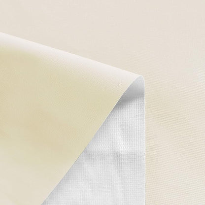 sancua Waterproof Rectangle Vinyl Tablecloth Table Cloth 60x102 Inch, Beige | 100% Oil Spill Proof, PVC Material, Wipe Clean Table Cover for Dining Tables, Buffet Parties and Camping