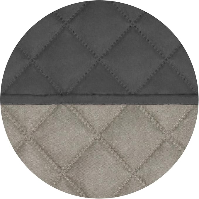 PureFit Reversible Recliner Chair Covers Couch Covers for Dogs, 28 in | Dark Gray/Beige, Water Resistant Couch Protector, Washable Pet Couch Cover with Non Slip and Elastic Straps For Kids