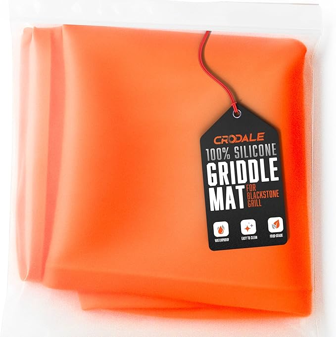 22" Silicone Griddle Cover Mat for Blackstone, Heavy Duty Food Grade Silicone Griddle Cover, BBQ Shield Against Rust, Grease & Dirt, All-Season Protection