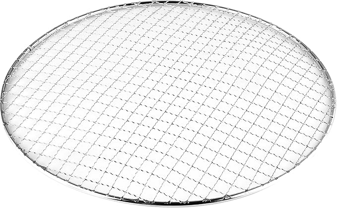 Cross Wire Disposable Round Net For Charcoal BBQ Grill (Dia 12.6" / 32cm) - 3pcs