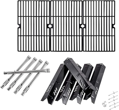 SafBbcue DGF510SBP DGF510SSP Replacement Kit for Dynaglo Grill Parts DGF510SBP-D DGF510SSP-D Backyard BY12-084-029-98, BY13-101-001-13, GBC1555W-C GBC1460W GBC1255W, Uniflame GBC1059WB Cooking Grates