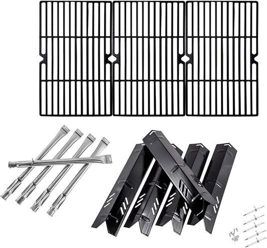 SafBbcue DGF510SBP DGF510SSP Replacement Kit for Dynaglo Grill Parts DGF510SBP-D DGF510SSP-D Backyard BY12-084-029-98, BY13-101-001-13, GBC1555W-C GBC1460W GBC1255W, Uniflame GBC1059WB Cooking Grates