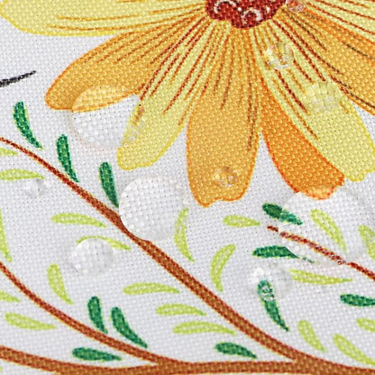 EHouseHome Outdoor and Indoor 60x60 inch Tablecloth with Umbrella Hole and Zipper, Waterproof Zippered Patio Table Cloths, Spring/Summer Table Covers for Backyard Circular Table/BBQs/Picnic