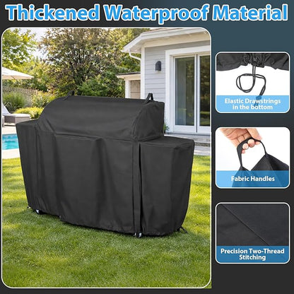 600D Pellet Grill Cover for Camp Chef Woodwind Pro WiFi 36, Easy-Check Fit Accessory for Outdoor Cooking or Use