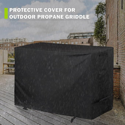 Griddle Cover for Charbroil 28" XL Performance Series 3-Burner Grill, Flat Top Grill Cover for Charbroil 28in Propane Gas Griddle 463258924 All Weather Protective Cover