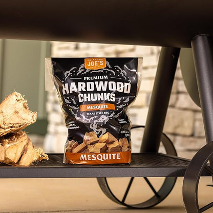 Oklahoma Joe's Mesquite Wood Chunks, 432 cu in Bag - 3947293R04
