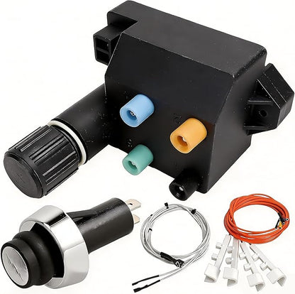 SafBbcue 66355 Grill Igniter Kit for Weber Genesis II 410/210 Gas Grills (2017 & Newer) - Replacement for E410, SE410, LX410, E210, Ignition Kit for Backyard BBQ Parties