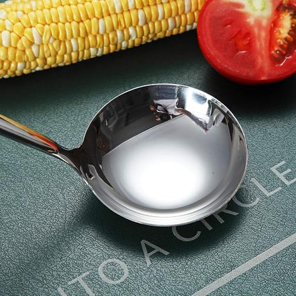 Stainless Steel Ladle, Berglander Soup Ladle, Cooking Ladle, Kitchen Ladle, Metal Soup Spoon For Cooking Non-Stick And Heat Resistant, Dishwasher Safe, Easy to Clean