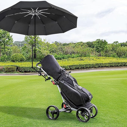 XLINGZA UPF 50+ Beach Umbrella with Adjustable Universal Clamp