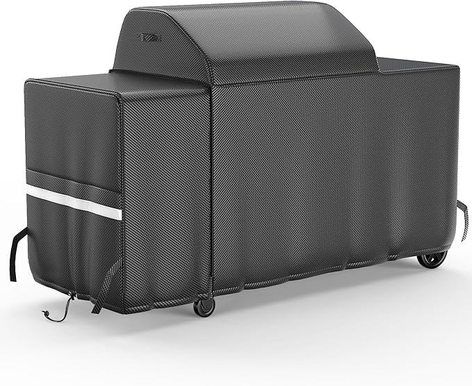 Grill Cover for Traeger Grills BAC776 Full-Length All Weather Grill Cover Accessory Woodridge Pro and Woodridge Elite for Traeger Woodridge Pro & Elite Pellet Grill, 600D Heavy Duty Waterproof