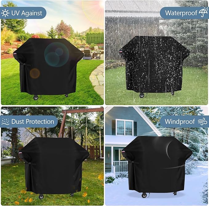 Grill Cover for Blackstone 2350 On-the-Go 22” Omnivore Flex-Fold Griddle with Locking Hood, Portable Griddle Covers, Waterproof BBQ Cover for Outdoor Griddle - 41x25x37 in
