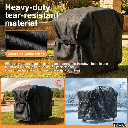 Grill Cover for Napoleon Rogue 425 Series Parts, Grill Cover for Napoleon Grill Accessories, Heavy Duty Waterproof 600D Polyester Grills Accessories, Black