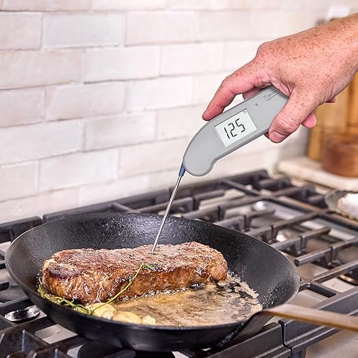 ThermoWorks Thermapen ONE, No. 1 Recommended Instant-Read Thermometer - Dove Grey