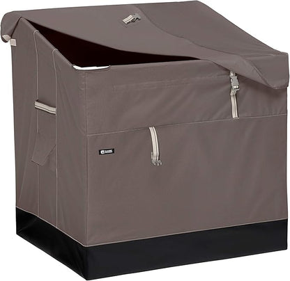 Classic Accessories Ravenna Water-Resistant 85 Gallon Deck Box, outdoor storage box