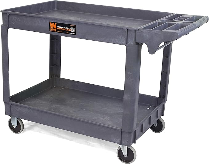 WEN 500-Pound Capacity 46 By 25.5-Inch Extra Wide Service Utility Cart