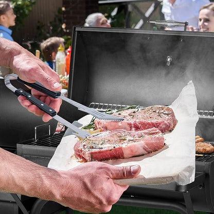 Gifts for Men - BBQ Grilling Set, 4-Piece Heavy Duty Stainless Steel Barbeque Tools - Unique Gifts for Dad, Father, Music Lovers, Perfect Barbecue Accessories for Indoor & Outdoor Use (Guitar Design)