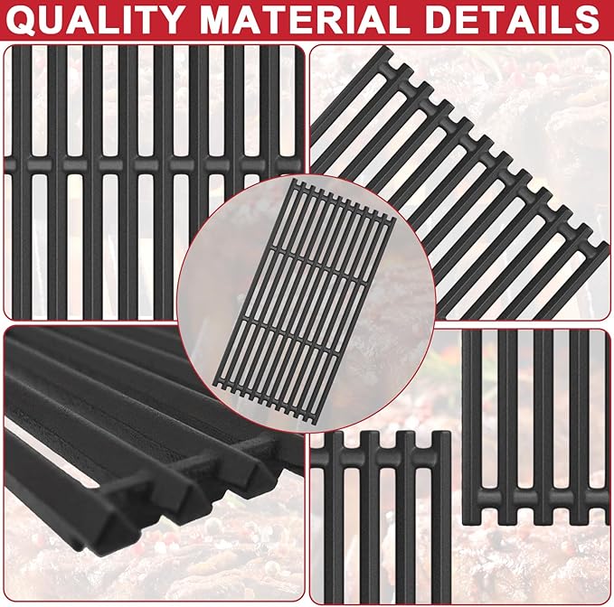 Emitter Plates and Cooking Grates Parts for Charbroil TRU-Infrared 463644220 463675016 463642316 466642416 463245518 Gas Grill, Grill Replacement for G362-2100-W1 G369-0030-W1