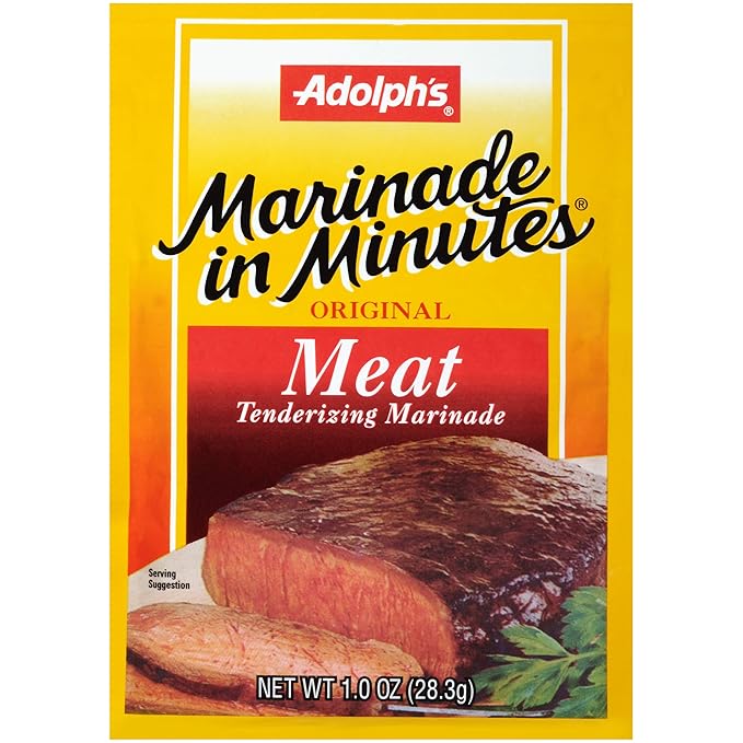 Adolph's Marinade In Minutes Original Meat Tenderizing Marinade, 1 Oz (Pack Of 24)