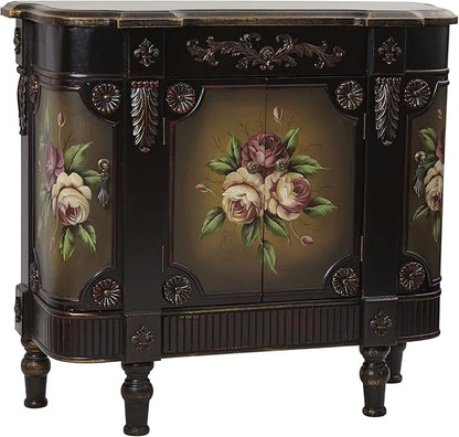 Nearly Natural French Vintage Style Floor Cabinet