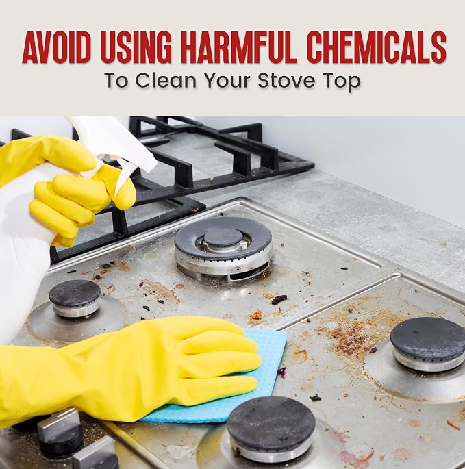 Aluminium Gas Stove Burner Covers (50 Pack) - Disposable Gas Stove Cover Liners, Heat-Resistant Gas Stove Top Covers for Gas Burners and Stove Covers for Gas Stove Top the Perfect Kitchen Accessories