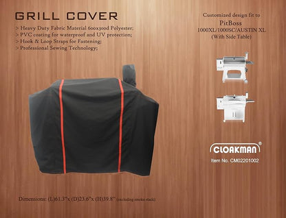 Grill Cover Compatible with Pit Boss Rancher XL/Austin XL | Premium Waterproof Grill Cover for Pit Boss Rancher XL/Austin XL/1000S/1100 Pro Wood Pellet Grill(Sealed-Seam)