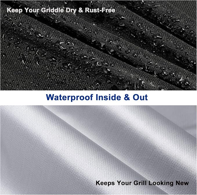 Grill Cover for Blackstone 28" Griddle,Waterproof,Anti-UV 5483 BBQ Grill Cover,2 Burner Flat Top Gas Grill Cover