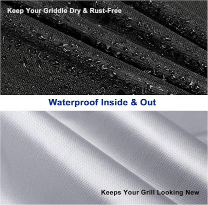 Grill Cover for Blackstone 28" Griddle,Waterproof,Anti-UV 5483 BBQ Grill Cover,2 Burner Flat Top Gas Grill Cover