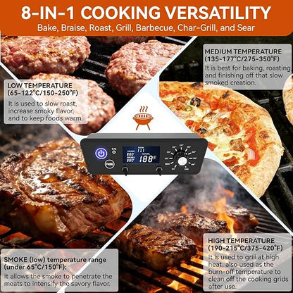 Digital Trapezoid Grill Controller Kit Thermostat Controller Board Replacement Parts Compatible with Pit Boss Vertical Pellet Smoker Copperhead 3/4/5/7 Series & 5-Series Copper-Walmart PBV5PW1