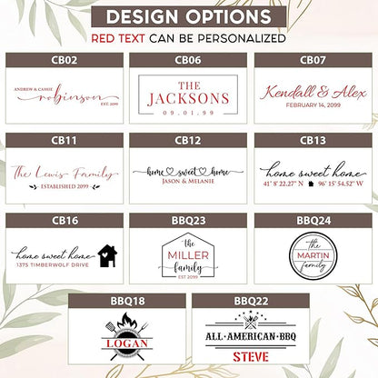 Personalized Grill Set for Housewarming Gifts for Couple & Family, New Homeowners, Barbeque Grill, 11 pc Grill Accessories, BBQ Grill, Realtor Closting Gifts, New Apartment Gifts, New Home Gifts