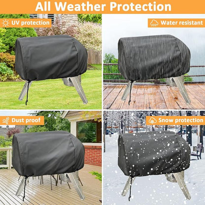 Pizza Oven Cover for Gozney Roccbox – 600D Waterproof, Drawstring Closure | Fits Gozney Roccbox Portable Pizza Oven, 600D Oxford, Waterproof/UV-Resistant, Drawstring Closure, Compact & Durable