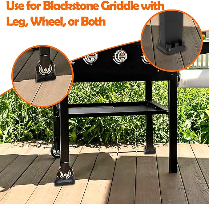 4 Pcs Griddle Leveling Shims Kit for Blackstone Griddles, Grill Accessories Use for Blackstone Electric Tabletop Griddle with Stand, Keep Flat Top Grill in Level