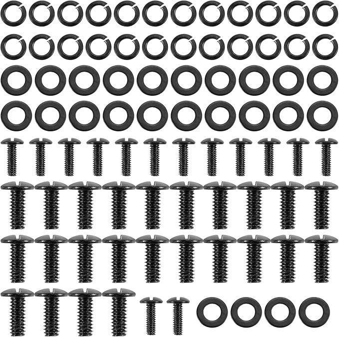 Grill Screws Replacement Kit, Compatible with Pit Boss PB1000SC1, PB1000SC2, PB1000XL, PB1000SP Grills, Includes Screw Set 1/4'' *15mm(24pcs), Screw 5/32" *12mm(14pcs)