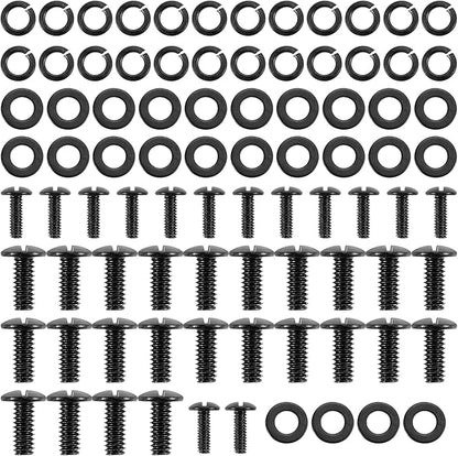 Grill Screws Replacement Kit, Compatible with Pit Boss PB1000SC1, PB1000SC2, PB1000XL, PB1000SP Grills, Includes Screw Set 1/4'' *15mm(24pcs), Screw 5/32" *12mm(14pcs)