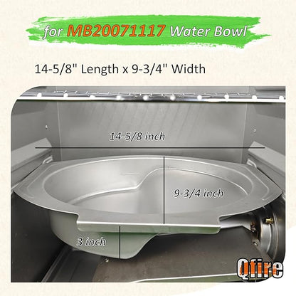 Small Water Bowl for Masterbuilt 30-inch Digital Electric Vertical BBQ Smoker,9007170040 - Water Pan,Replacement for 20071117, 20071217, 20071218, 20071317, 20071417, 20071517, 20074517 etc.