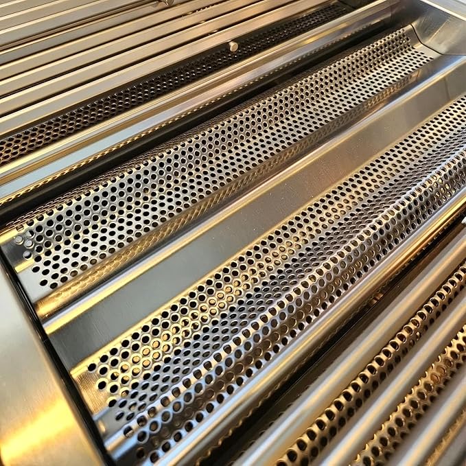 Flame Tamer Replacement Parts for Blaze 3/4/5 Burner Gas Grills , 16" Stainless Steel Grill Heat Plates for Blaze 25"/32"/40" Grill Models BLZ-4, BLZ-4LBM, BLZ-4LTE, BLZ-3LBM, BLZ-5, BLZ-5LTE, 4 Pack