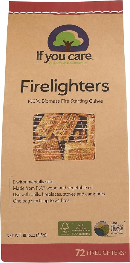 If You Care Firelighters - FSC Certified, 72 ct