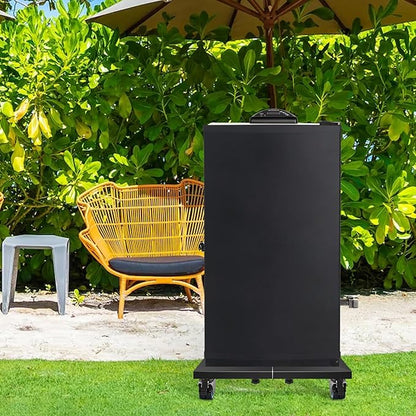 Heavy Duty Smoker Stand – Universal Mobile Base for Electric Smokers (Vertical/Digital), All-Steel Construction, 1000 lb Capacity