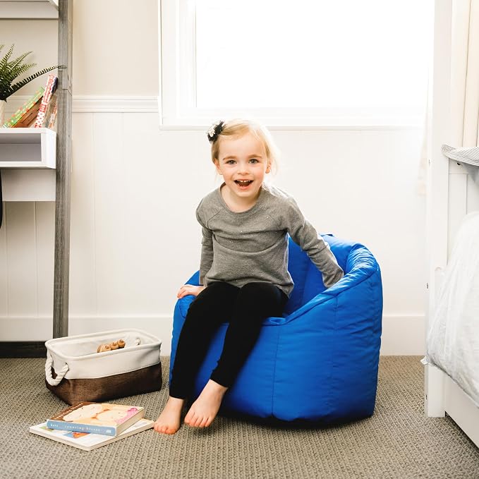 Big Joe Milano Beanbag Chair Kid's Sapphire Smartmax