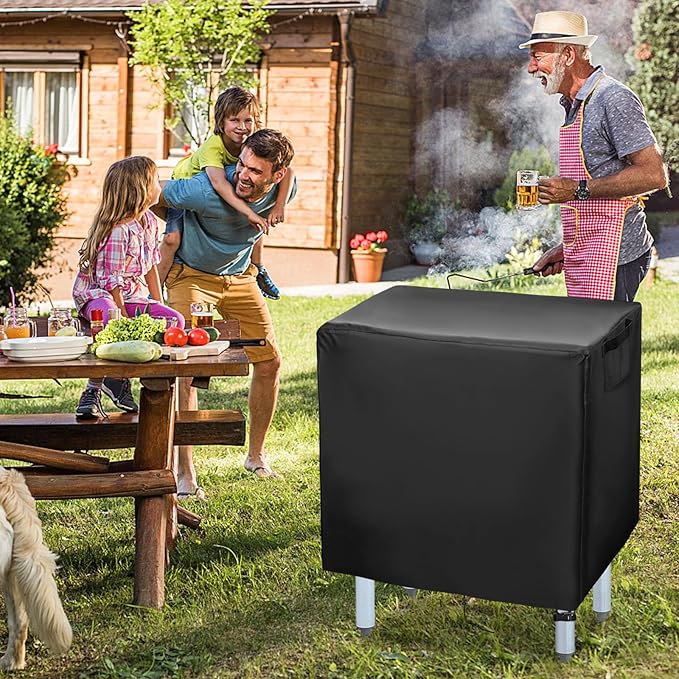 Outdoor Prep Table Cover, 24 Inch Waterproof Stainless Steel Prep Cart Table Cover, Patio kitchen Grill Bbq Food Prep Table Cover - 24 x 12 x 34 Inch