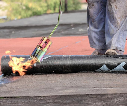 Flame King Propane Torch Kit Heavy Duty Weed Burner Powerful 320,000 BTU with 6-ft Hose Regulator Assembly