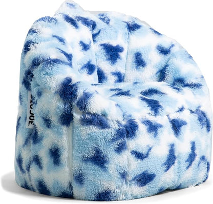 Big Joe Milano Plushie Indigo Tie Dye Beanbag Chair