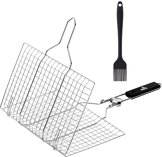 UNCO Stainless Steel Fish & Vegetable Grill Basket