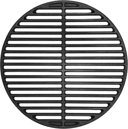 Cast Iron Cooking Grid for Large Big Green Egg Accessories, Grate Grids for Any 18" Kamado Grills Replacement Parts