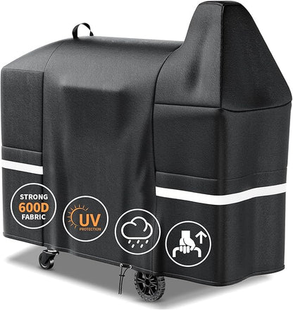 Grisun Grill Cover for Pit Boss Austin XL, Rancher XL, 1000/1100/1150 Series - 1000C, 1000D3, 1000SC, 1000SC2, 1000SQ,1000T4, 1100 Pro, 1150 Pro, 600D Anti-Fade Waterproof Pellet Grill Cover