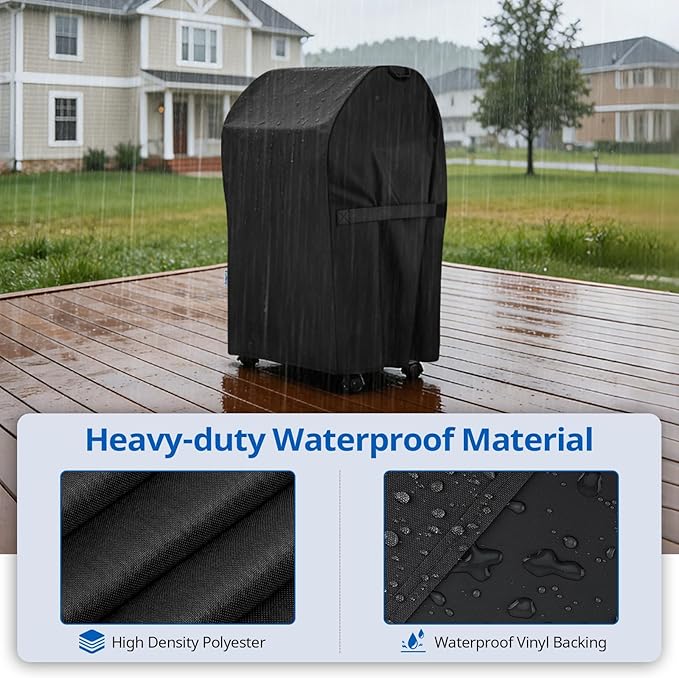 SunPatio 2 Burner Grill Cover 30 Inch, Heavy Duty Waterproof Small BBQ Cover Compatible for Weber Spirit 210 Series, Charbroil, Kenmore Grills, Compared to Weber 7105 (Not Fit for Spirit II E-210)