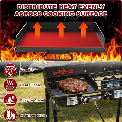 Universal Flat Top Griddle for Camp Chef, 14" x 16" Fry Griddle Pan for Camp Chef EX280LW YK60LW EX90LW EX60LW SB30D EX60FP DB60D EX60P EX60B