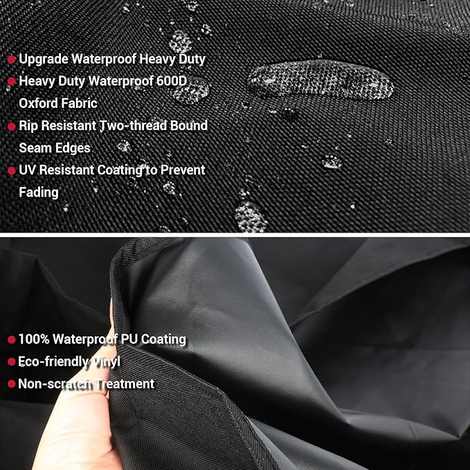 Outdoor Heavy Duty Waterproof Grill Cover for Blackstone Original 44 inch 5 Burner Griddle Cover 1568,Black stone Bronco 5-Burner 44" Omnivore Propane Grill Cover 2426 for Blackstone Grill Accessories