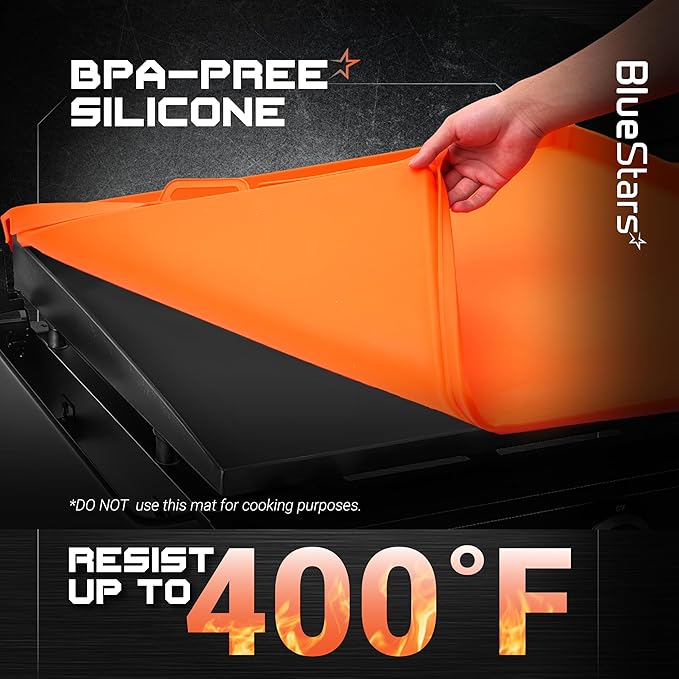 [Upgraded EasyGrip] 36" Silicone Griddle Cover Mat for Blackstone 36" Inch Grill | EasyGrip, Heavy-Duty Food-Grade Protection, Rust-Free, Blackstone Griddle Accessories, Fathers Gifts for Men