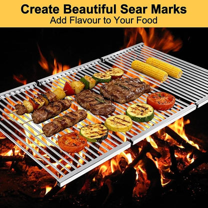 Grill Parts for Members Mark BQ05046-6 BQ05046-6-A BQ06042-1 BQ05046-6A, Stainless Steel Heat Plates, Burners and Grill Grates Replacement for Members Mark Gas Grill